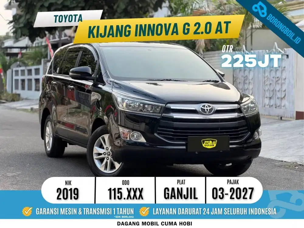 TERMURAH || Toyota Kijang Innova G 2.0 Bensin AT 2019