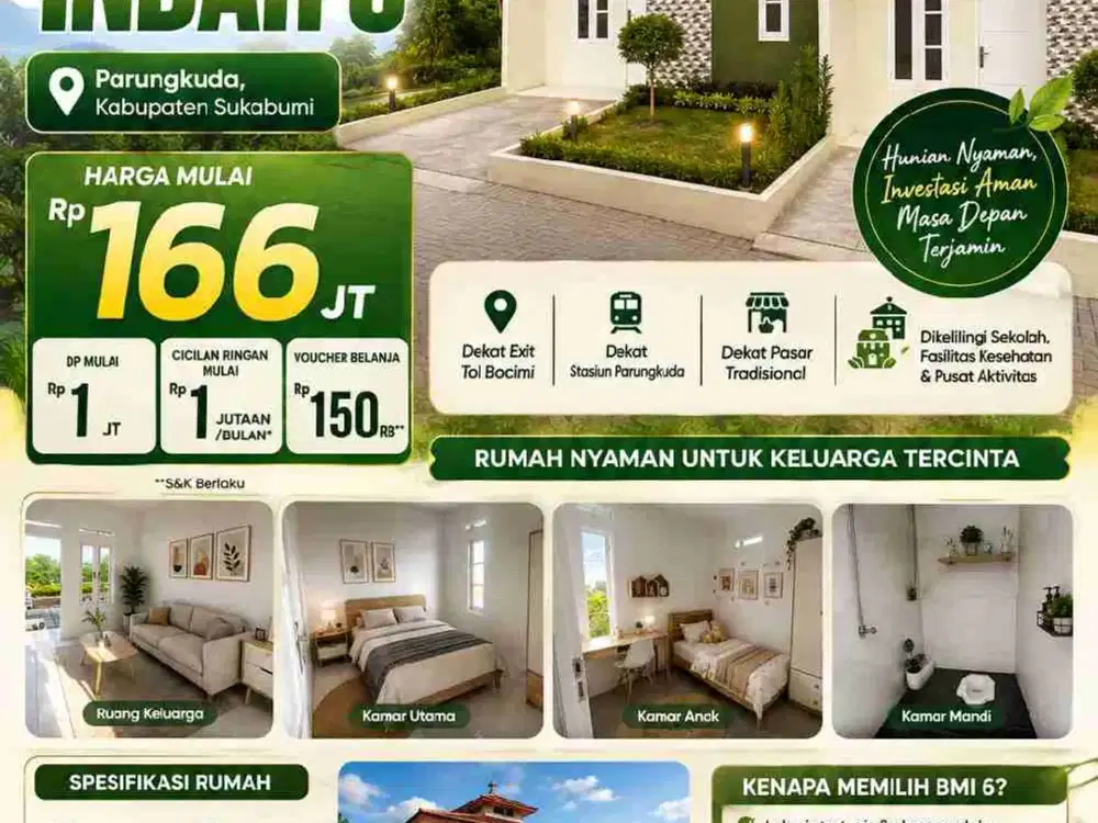STOP SCROLL! KALAU KAMU LAGI CARI RUMAH PERTAMA DI SUKABUMI, INFO INI WAJIB KAMU CEK!
