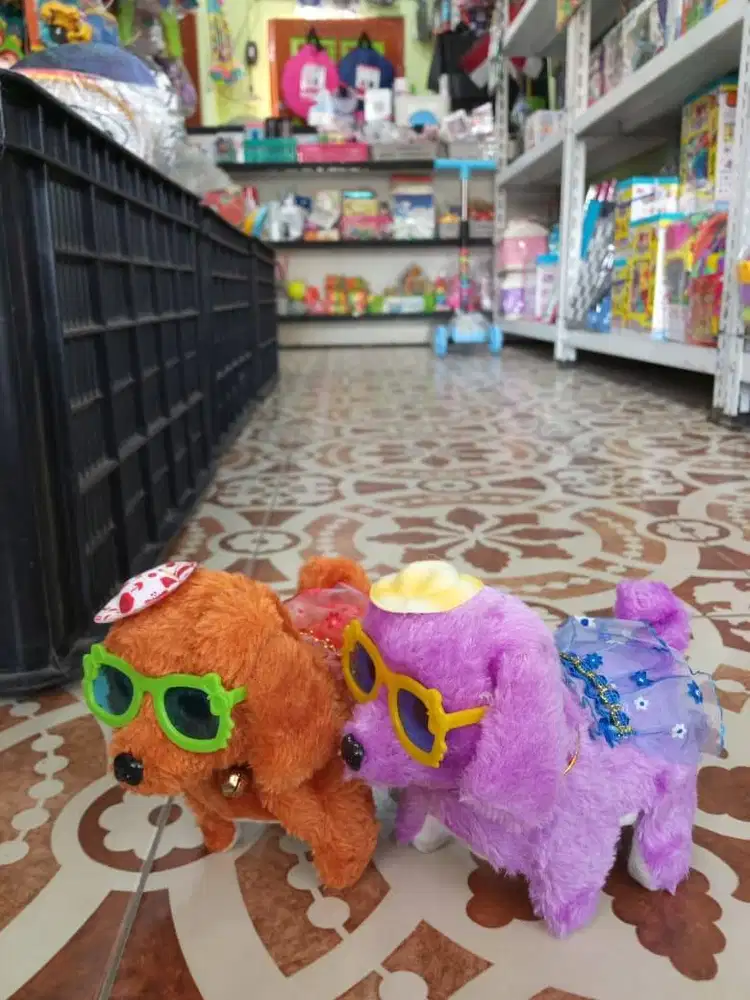 mainan anak animal dog bateraii