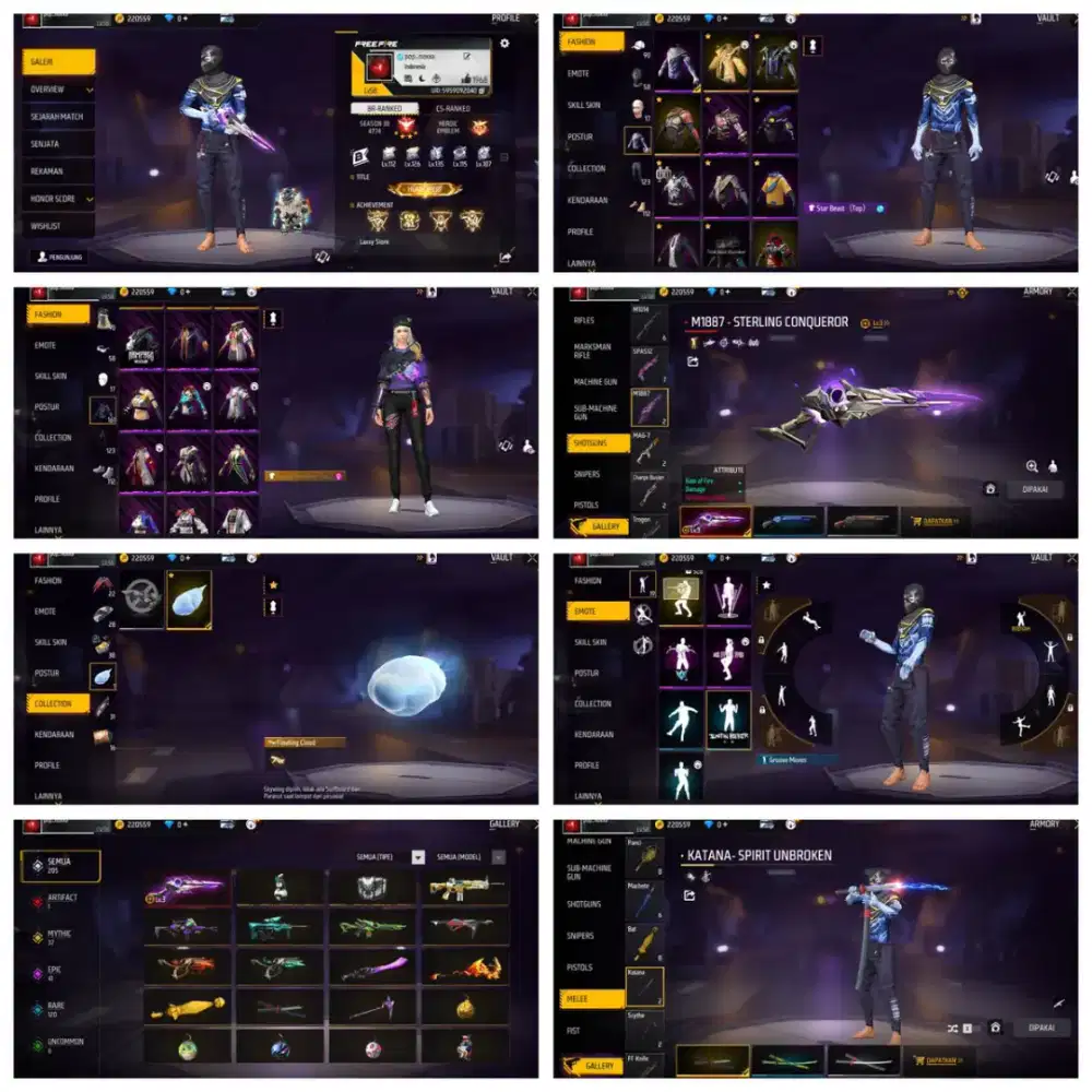 jual akun game ff 100% aman dijamin sesuai dengan pesanan