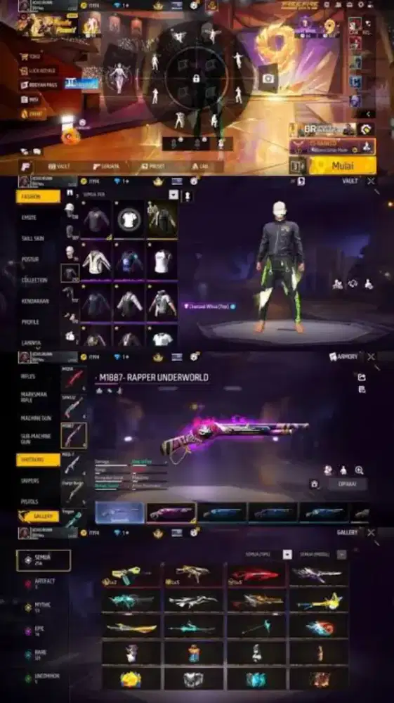 jual akun game ff 100% aman dijamin sesuai dengan pesanan