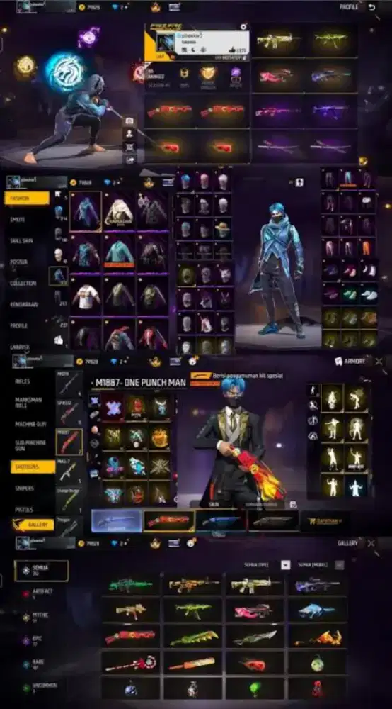 Promo jual akun game ff 100% aman dijamin sesuai dengan pesanan