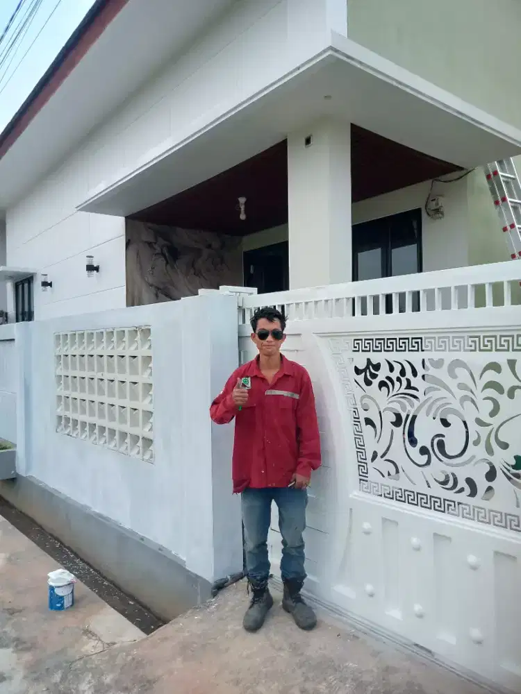 Menerima pembuatan & pemasangan pagar kanopi railing tangga balkon