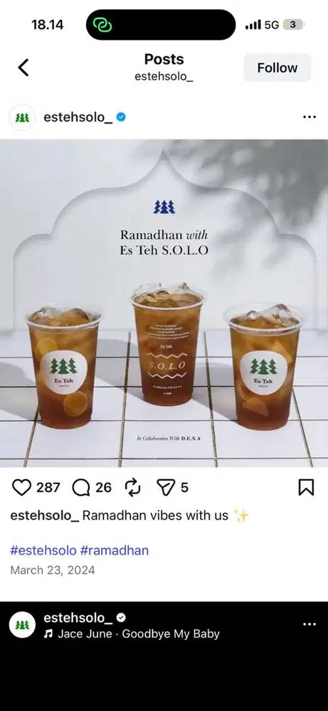Lowongan kerja es teh & jeruk peras