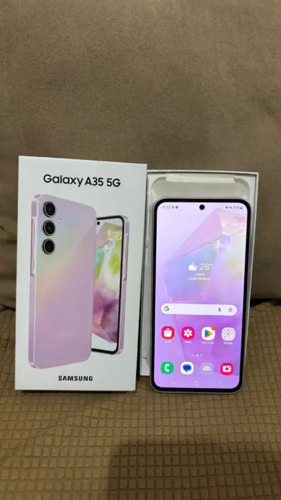 Samsung a35 5g 8/256gb second fullset