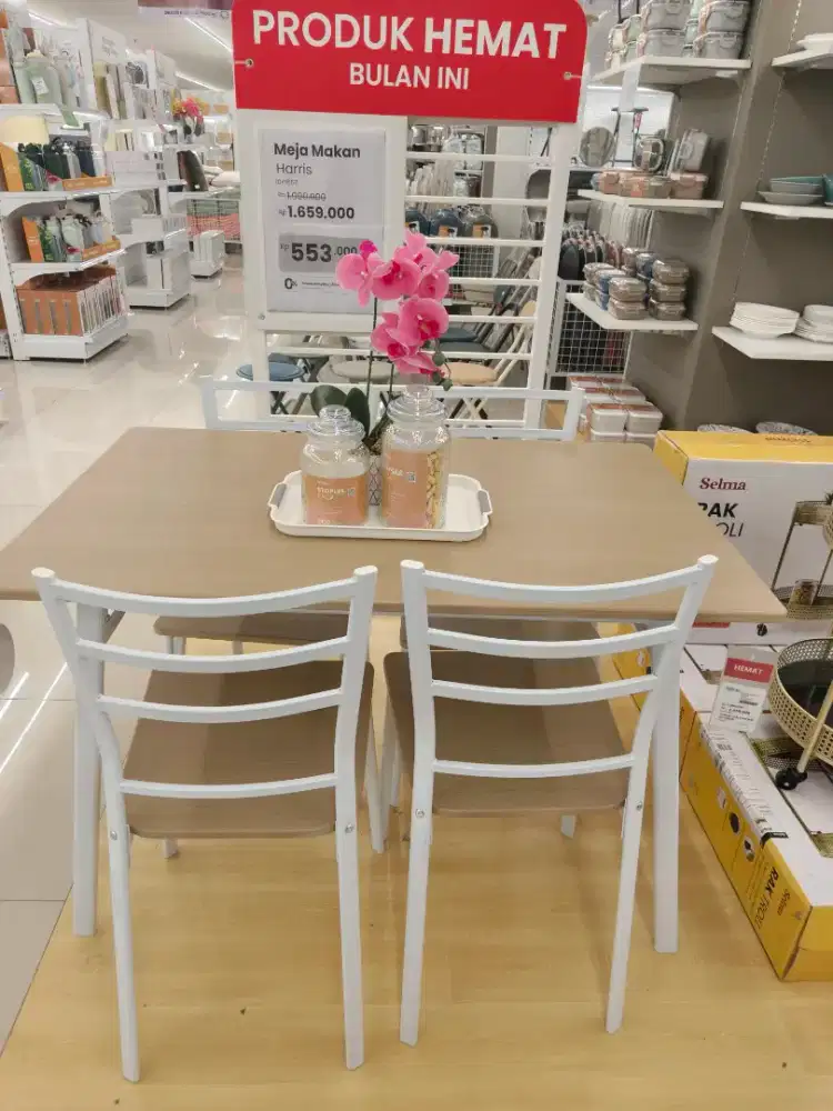 Haris set dining table selma