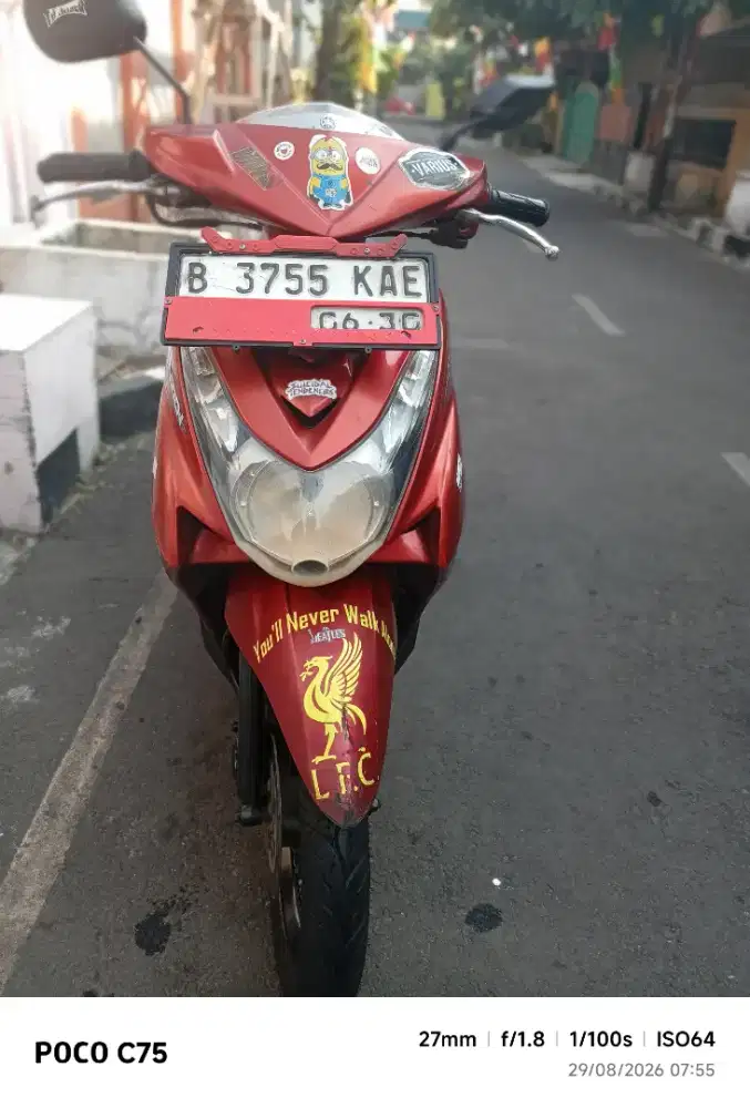 Mio Soul Karbu 2011 merah marun