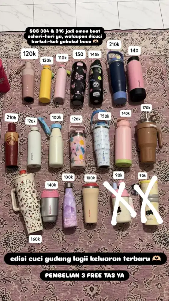 OBRAL TUMBLER MURAH
