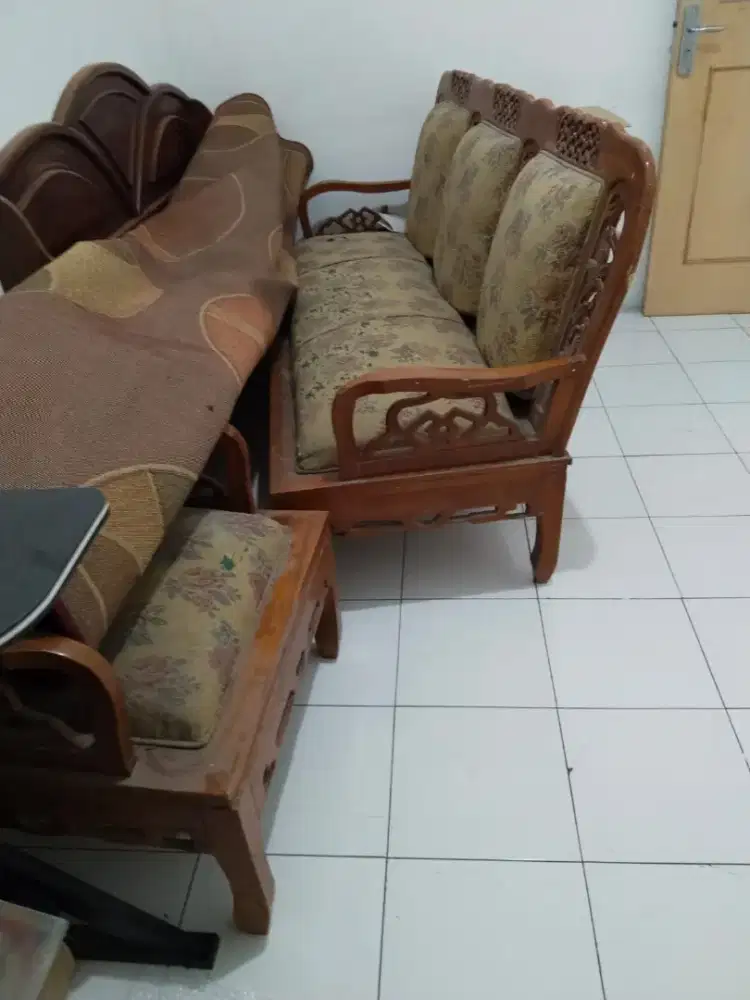 Kursi Sofa Kayu Jati Bekas