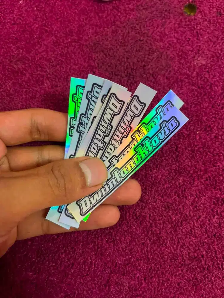 Stiker hologram_50k_30pcs