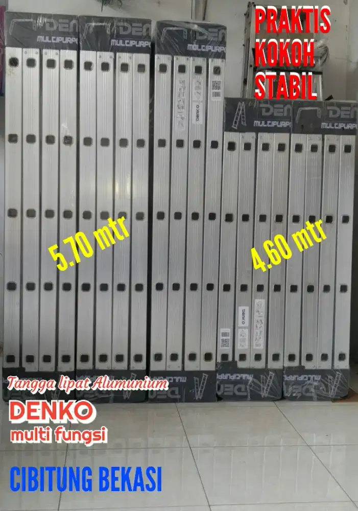 Tangga lipat alm MULTI FUNGSI
