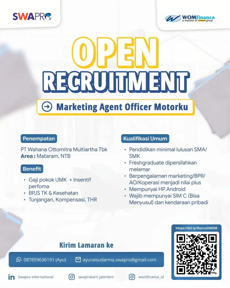 LOKER MARKETING AGENT OFFICCER