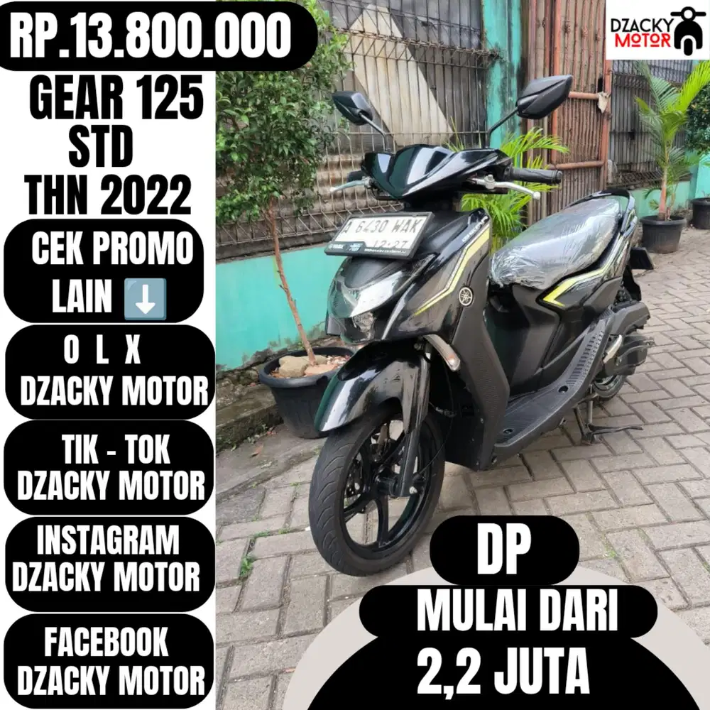 MIO GEAR 125 STD 2022 SECOND LIKE NEW