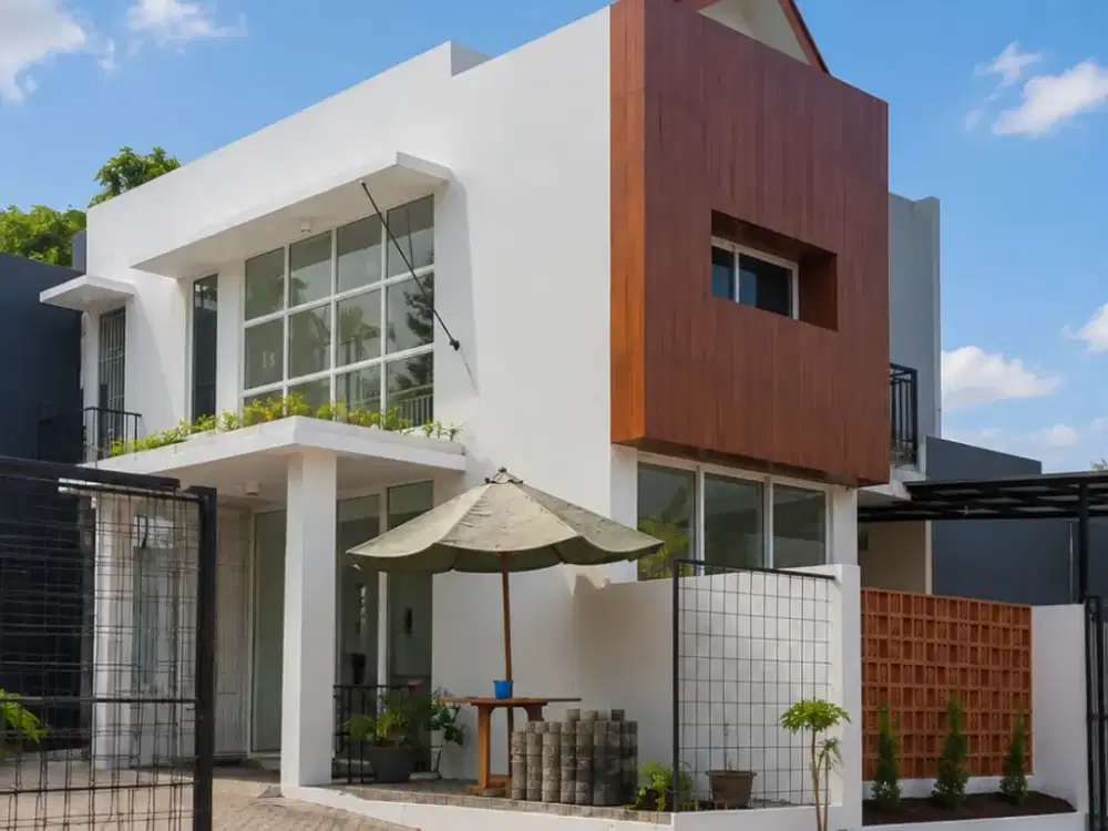 Rumah Modern Scandinavia 2 lantai cantik lokasi strategis di Pasar Minggu Jaksel 19049 DL