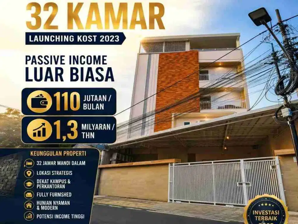 JUAL KOST KOSAN DEKAT THAMRIN CITY TANAH ABANG