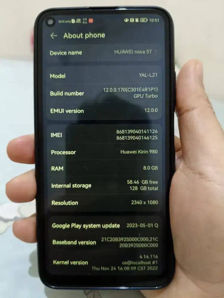 Huawei Nova 5T Resmi