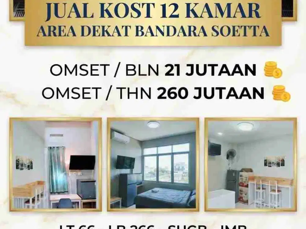 JUAL KOST KOSAN DADAP KOSAMBI TANGERANG DEKAT BANDARA