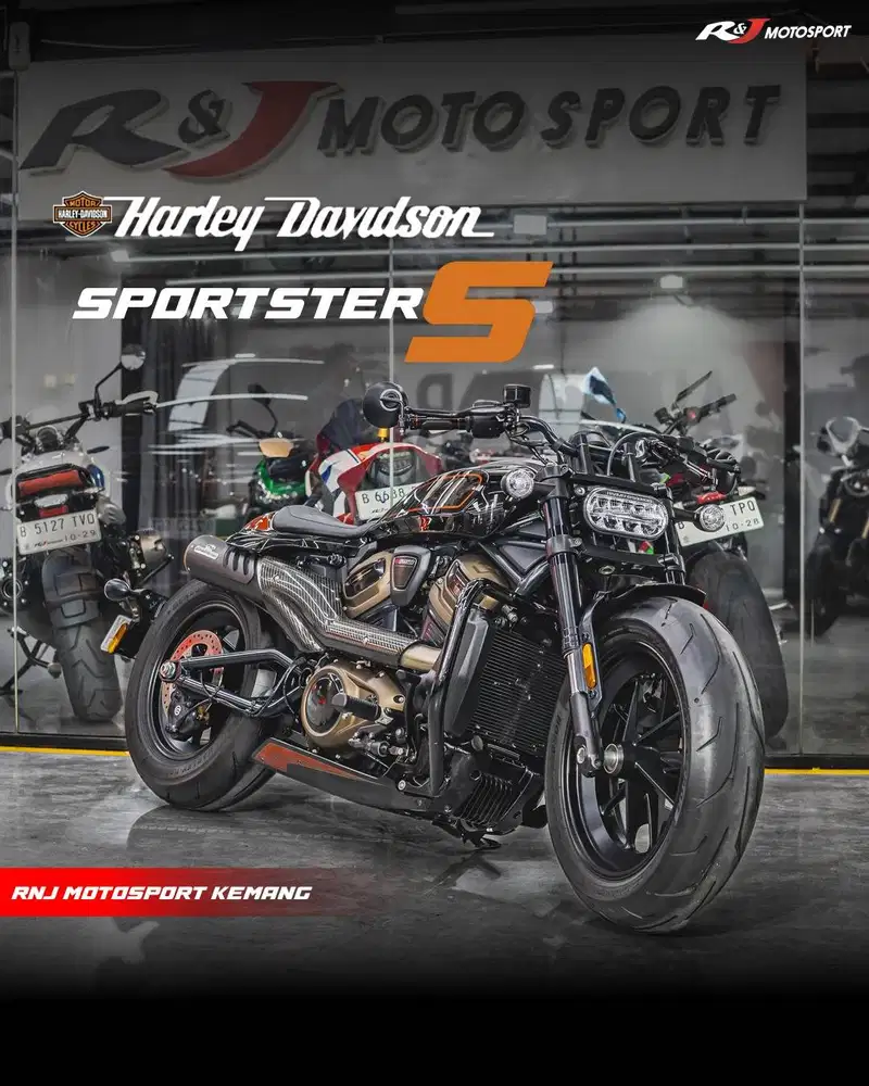 Harley Davidsoon Sportster S nik 2023 Odo 900 Knalpot Jekyll