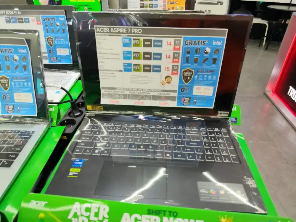 Acer Aspire 7 Pro RTX 3050 Core i5 | i7 Laptop Gaming bisa Cicilan 0%