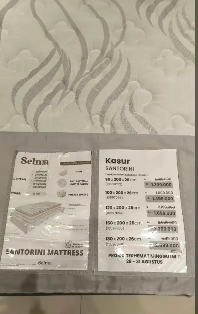 JUAL MURAH MATRAS POCKET SPRING