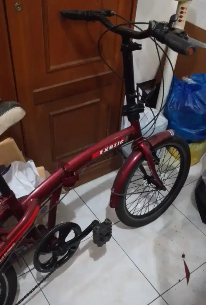 Sepeda lipat exotic dewasa masih mulus