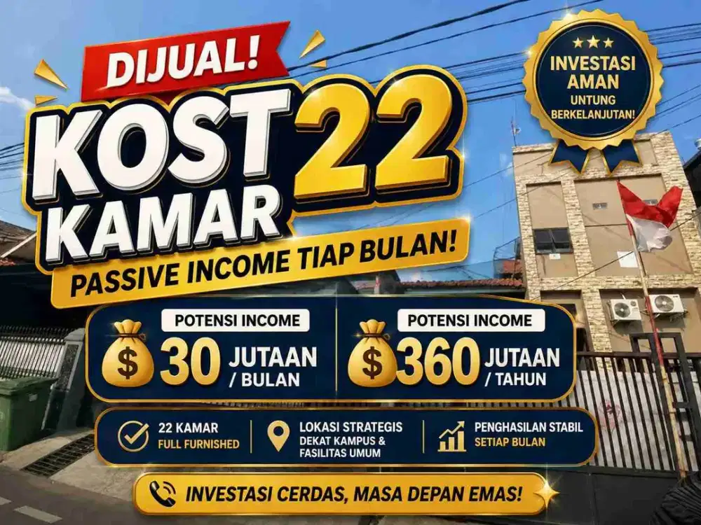 JUAL KOST KOSAN CIPINANG MELAYU