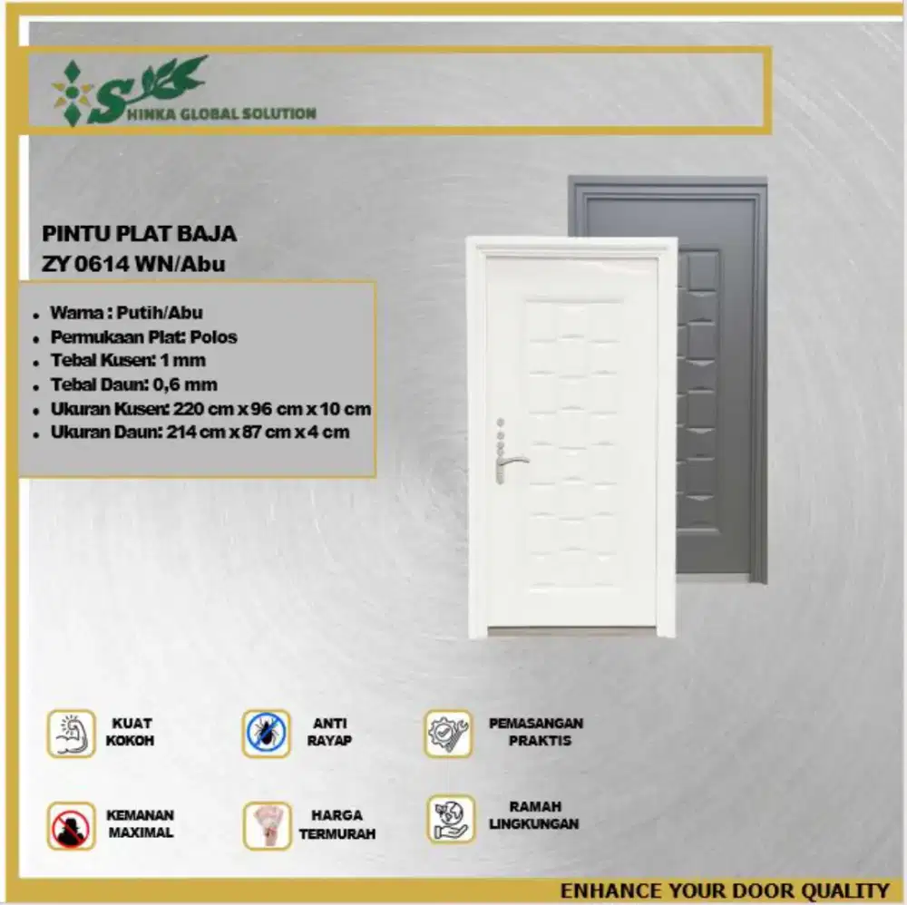 PINTU PLAT BAJA ZY 06