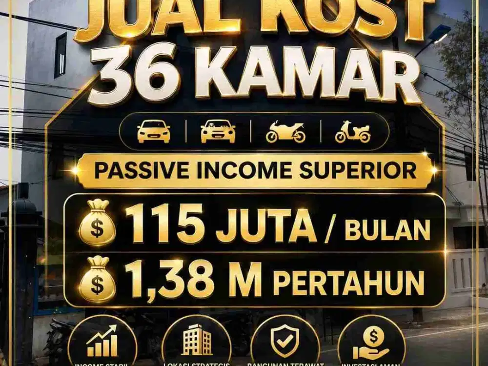 JUAL KOST KOSAN PREMIUM SLIPI PALMERAH