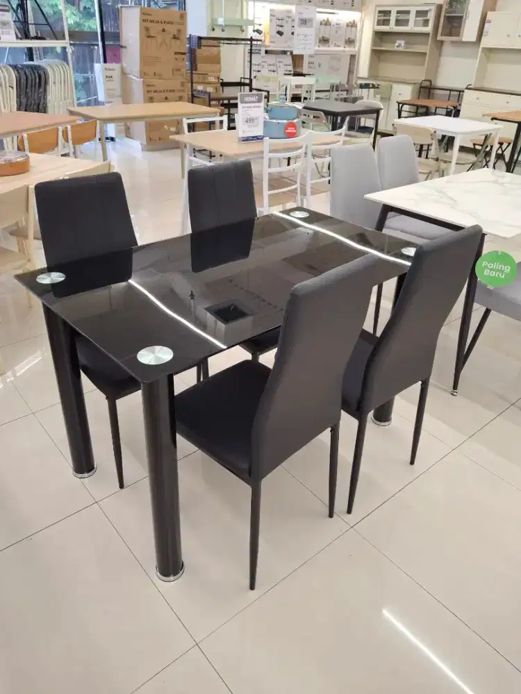 MURAH SET MEJA MAKAN 4 KURSI