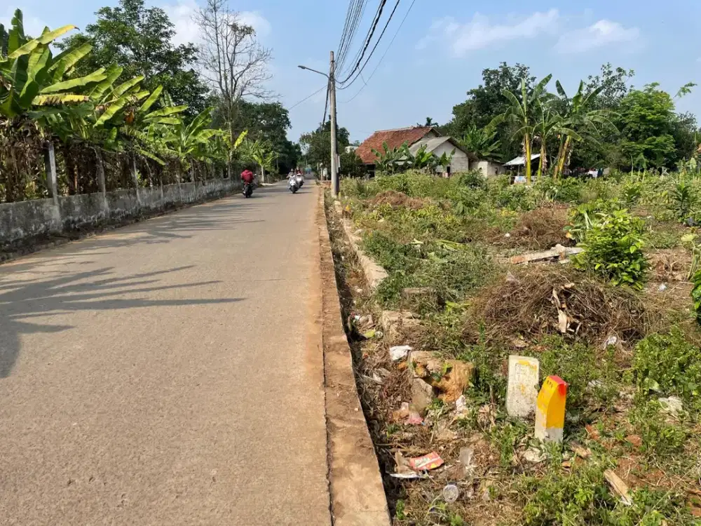 Tanah Cisauk 100Jtan - SHM - Pinggir Calan Cocok Invest.Hunian - Dekat Stasiun Jatake