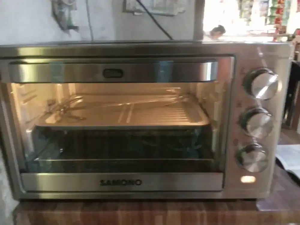 [DIJUAL] Oven Listrik Samono Stainless Steel - Pemakaian Baru 2 Bulan