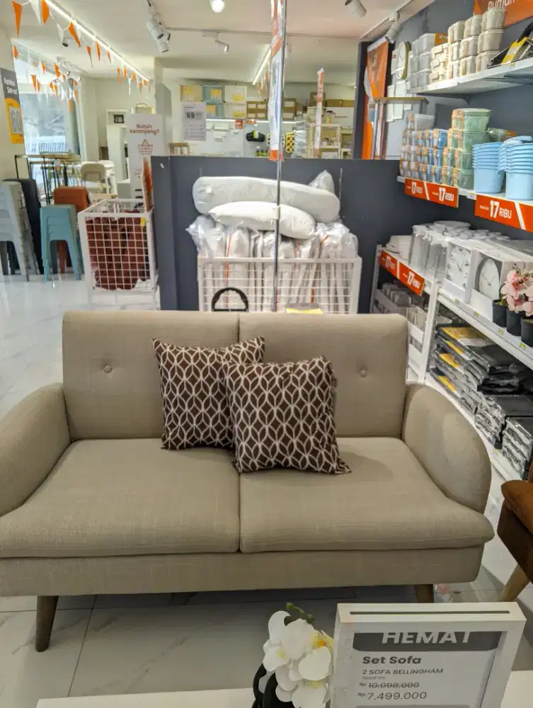 Promo sofa 2 seater termurah