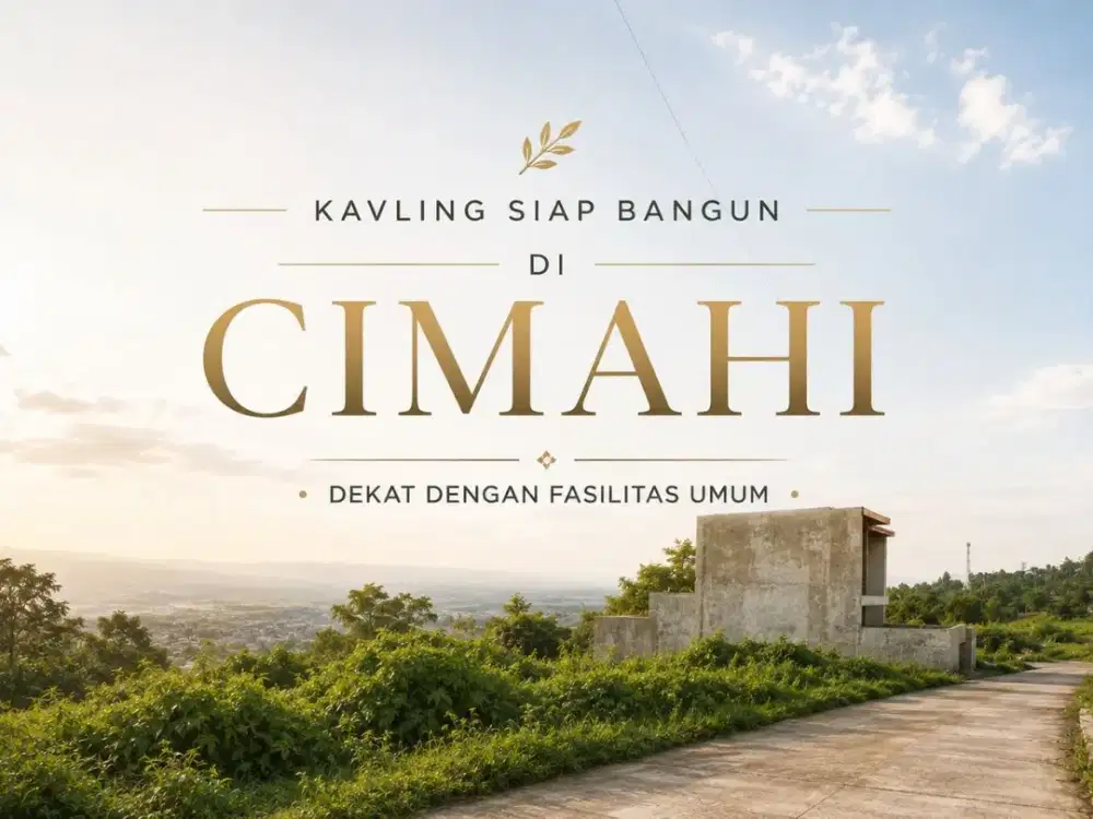 Tanah Strategis SHM Dekat Alun-Alun Kota Cimahi