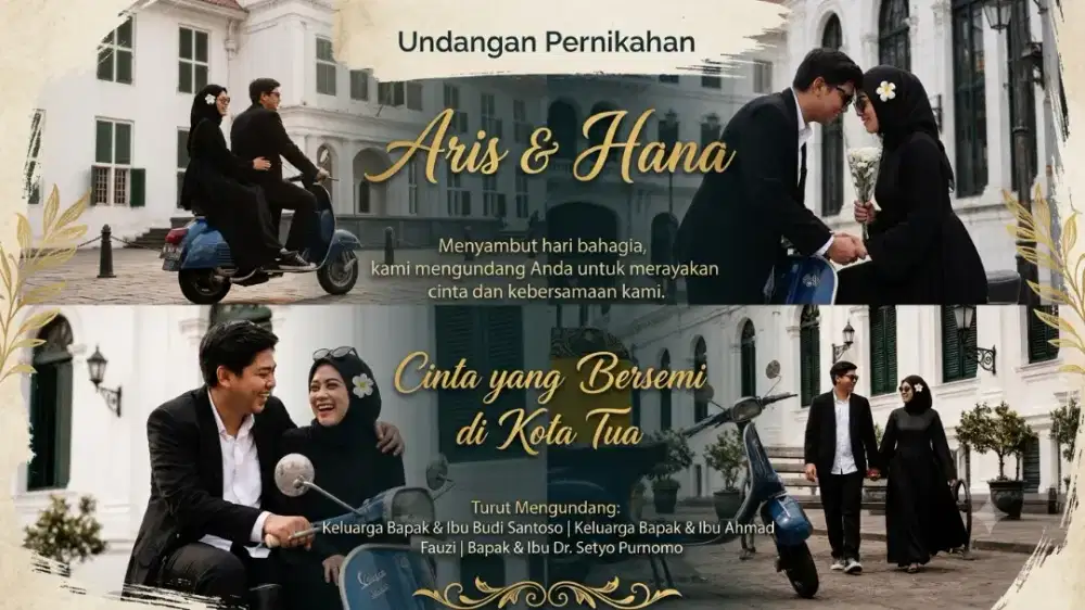 Edit foto video undangan