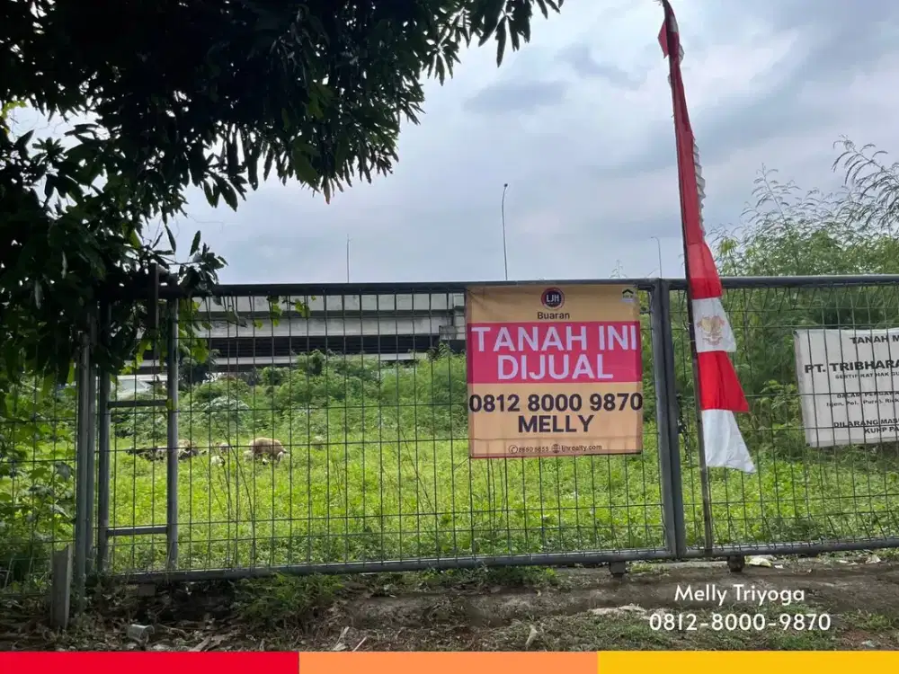 Dijual Tanah Luas di Tarum Barat Cipinang Melayu, Jakarta Timur