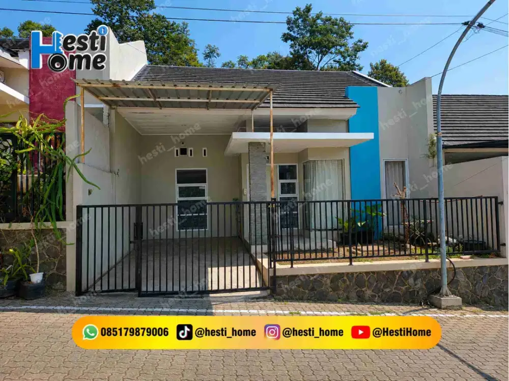 Rumah 600jtan di Grafika Banyumanik Security 24 Jam Siap Huni Luas 85m