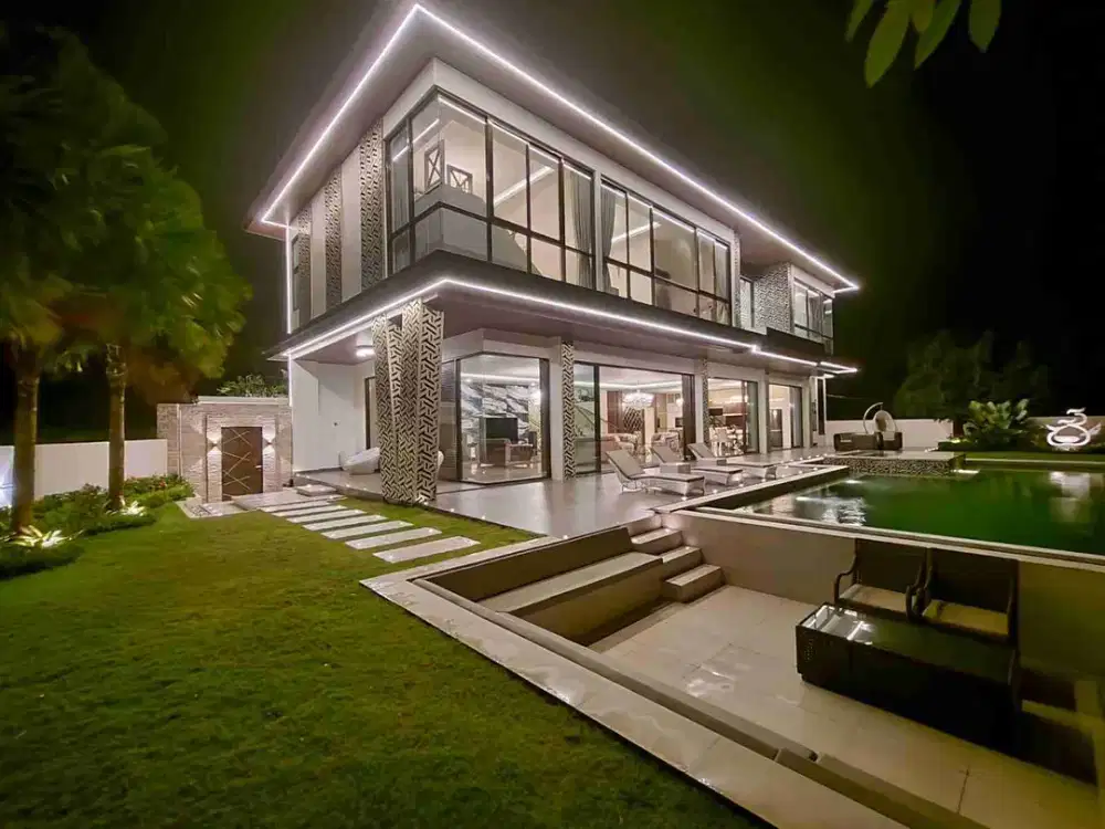 Luxury Villa Jimbaran Bali Fully Furnished Mountain View