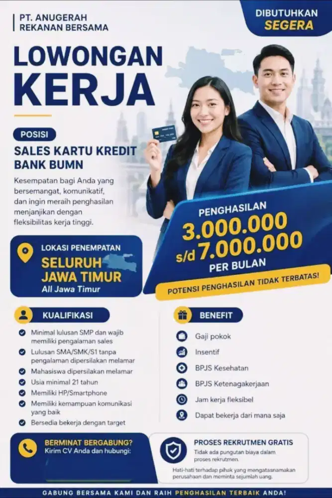Lowongan Kerja Loker Sales SPG GM Freelance