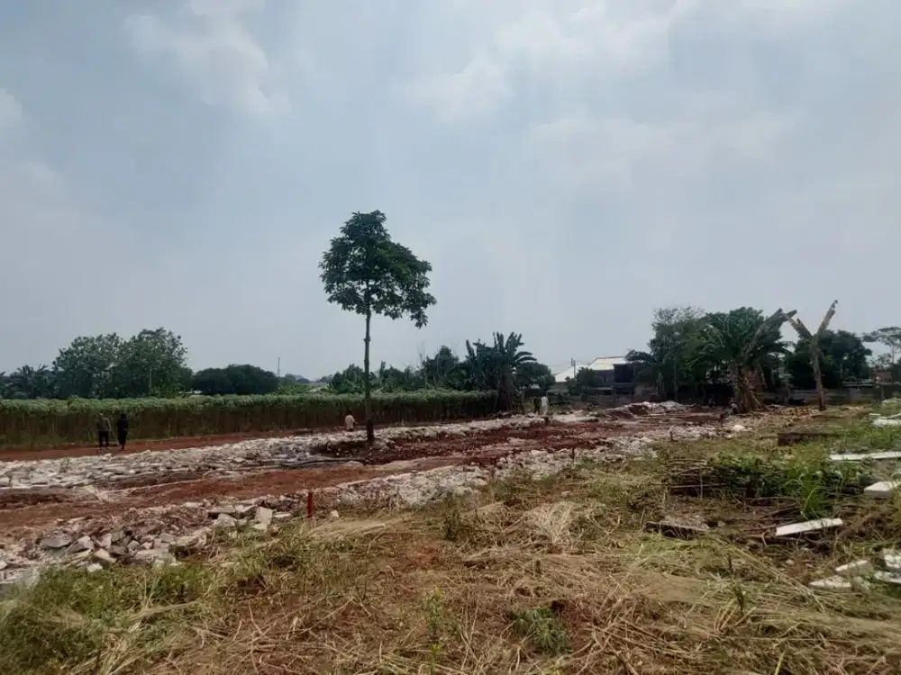 Murah Tanah Kavling 1 Jt-an Dekat Stasiun Citayam, SHM Bisa Cicil 12x Flat