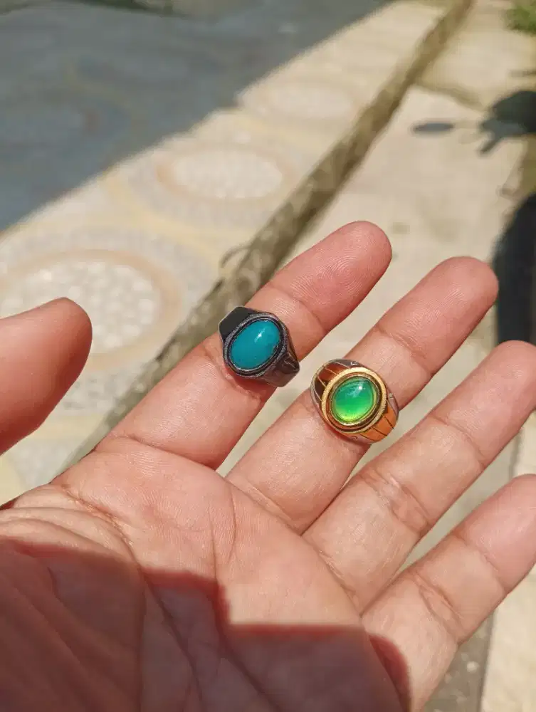 Bacan akik murah 2 cincin
