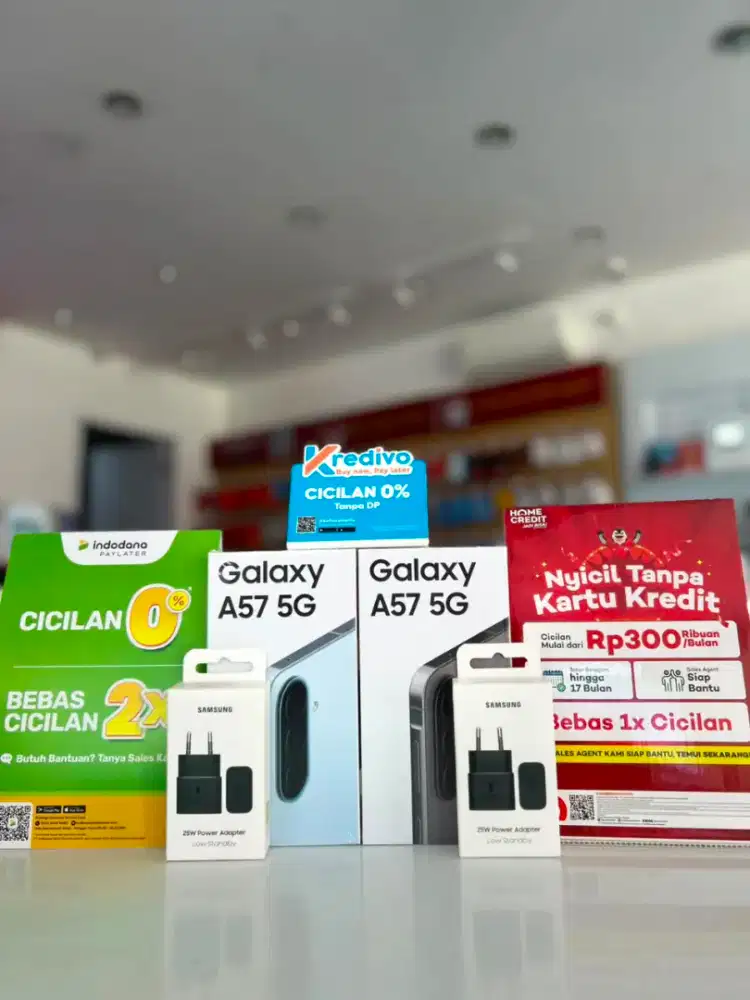 SAMSUNG GALAXY A57 12/256||FREE ADAPTOR ORI||CASH CICILAN SEMUA BISAA