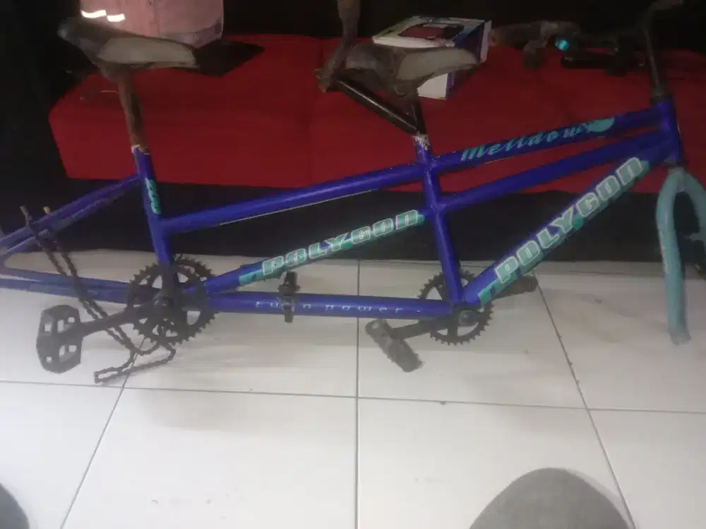 Sepeda tandem Polygon meldown 20 lokasi cilebut