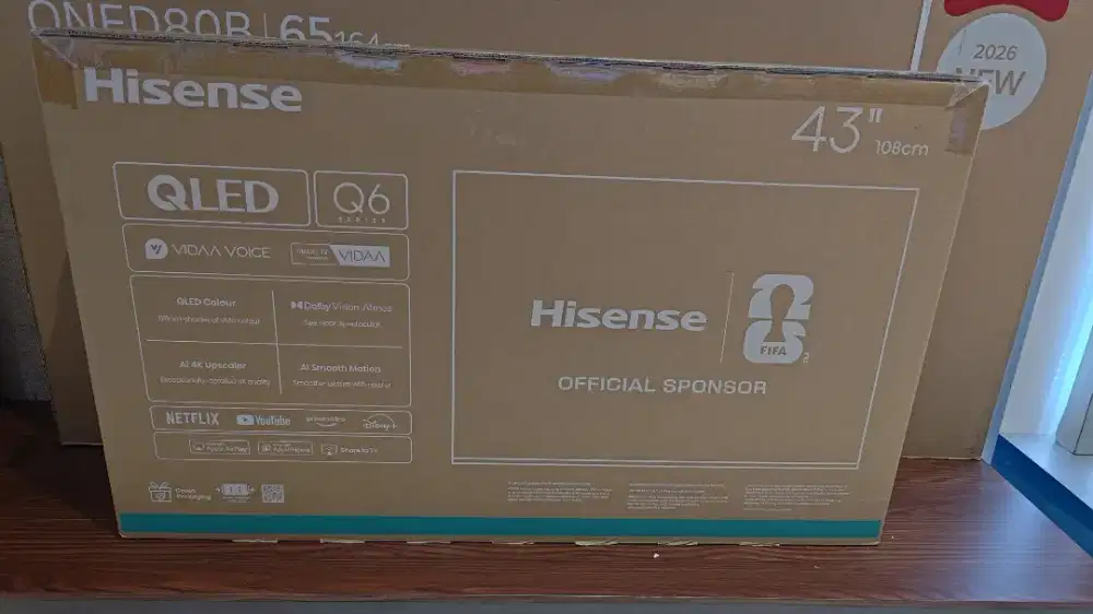 HISENSE QLED SMART TV 43Q6Q