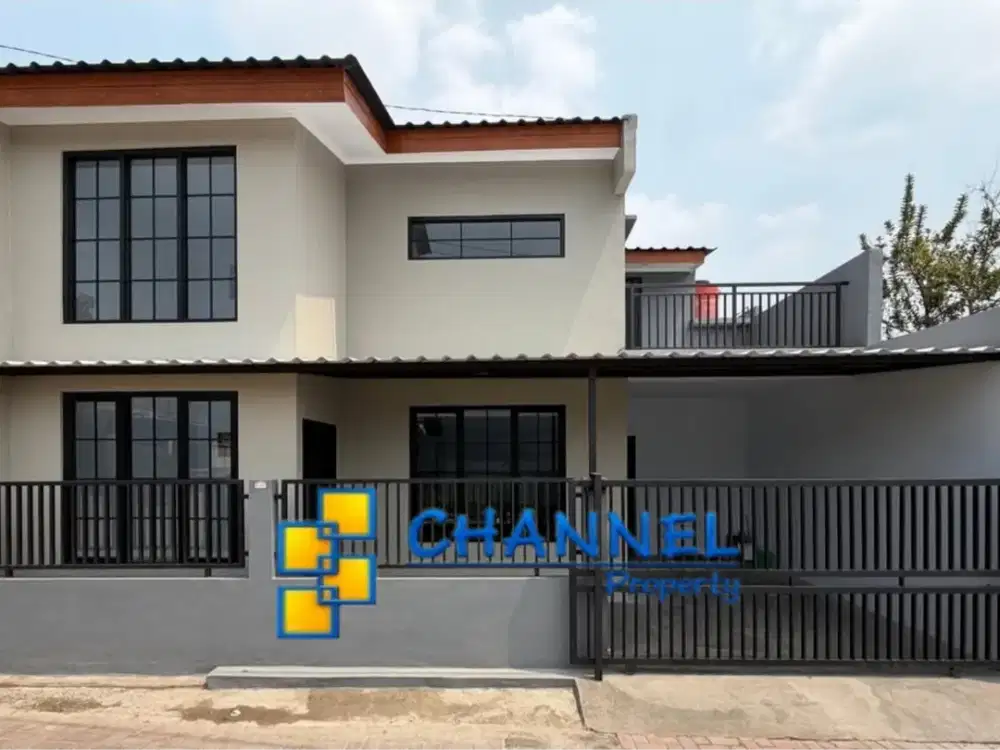 JUAL Rumah Murah Bagus 2 Lantai Siap Huni Lokasi Nempel BSD, Ciater Serpong Tangsel