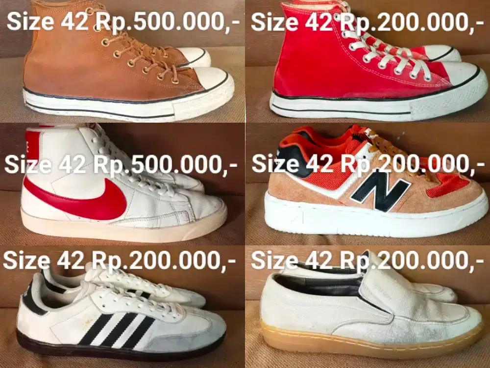 Sepatu casual size 42