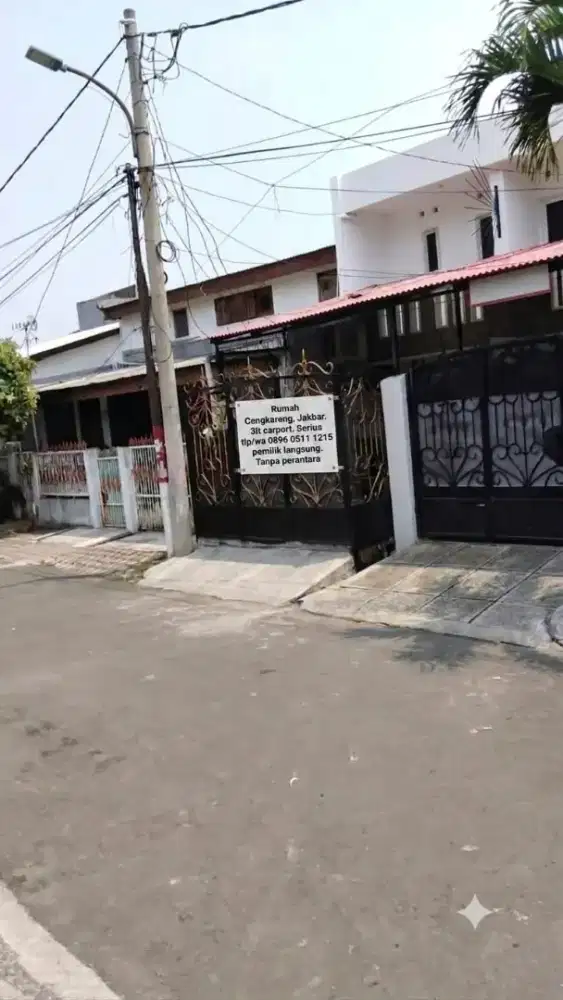 Jual rumah di Cengkareng,Jakarta Barat.3lt crprt.Strtgis&No banjir.AJB