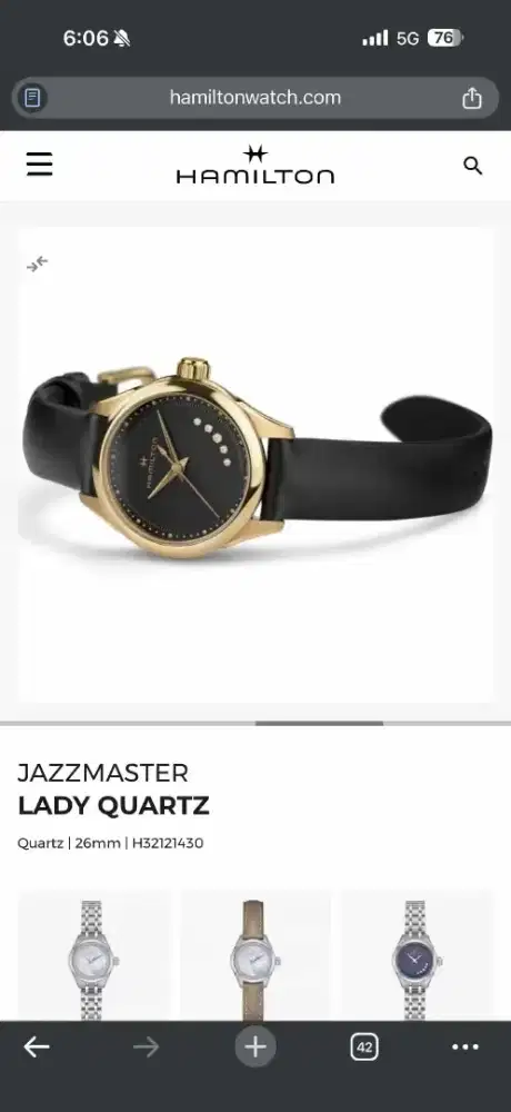 Jam tangan Hamilton Original