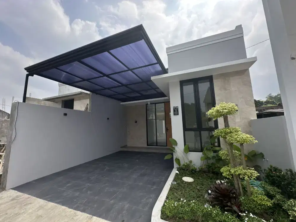 Rumah Modern Tropis Hadap Selatan di Mlati Sleman Free Pajak & Balik Nama