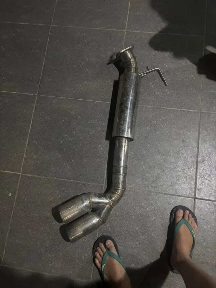 Knalpot side dwon diesel