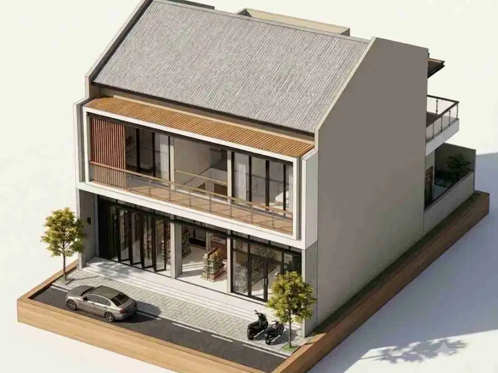 DIJUAL RUKO STRATEGIS CIbiru Hilir, dekat Whoosh 300/200 SHM - Depan Jalan Raya 7 m